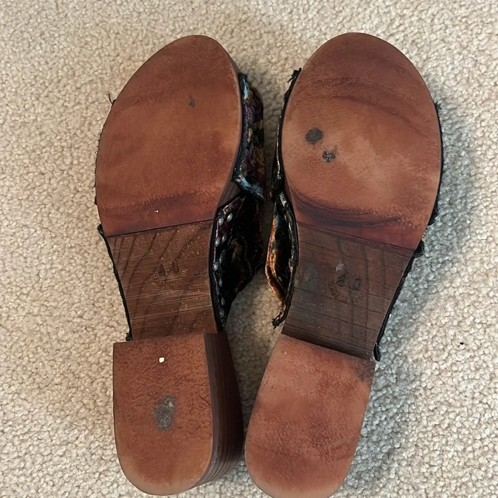 Free People Velvet Dream Wooden Sandals - Picture 5 of 7